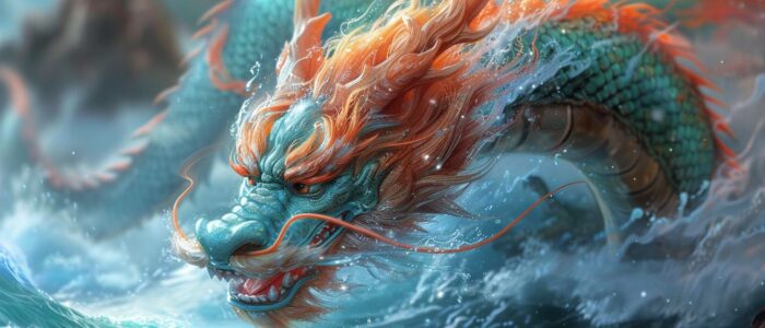 dragón chino del agua