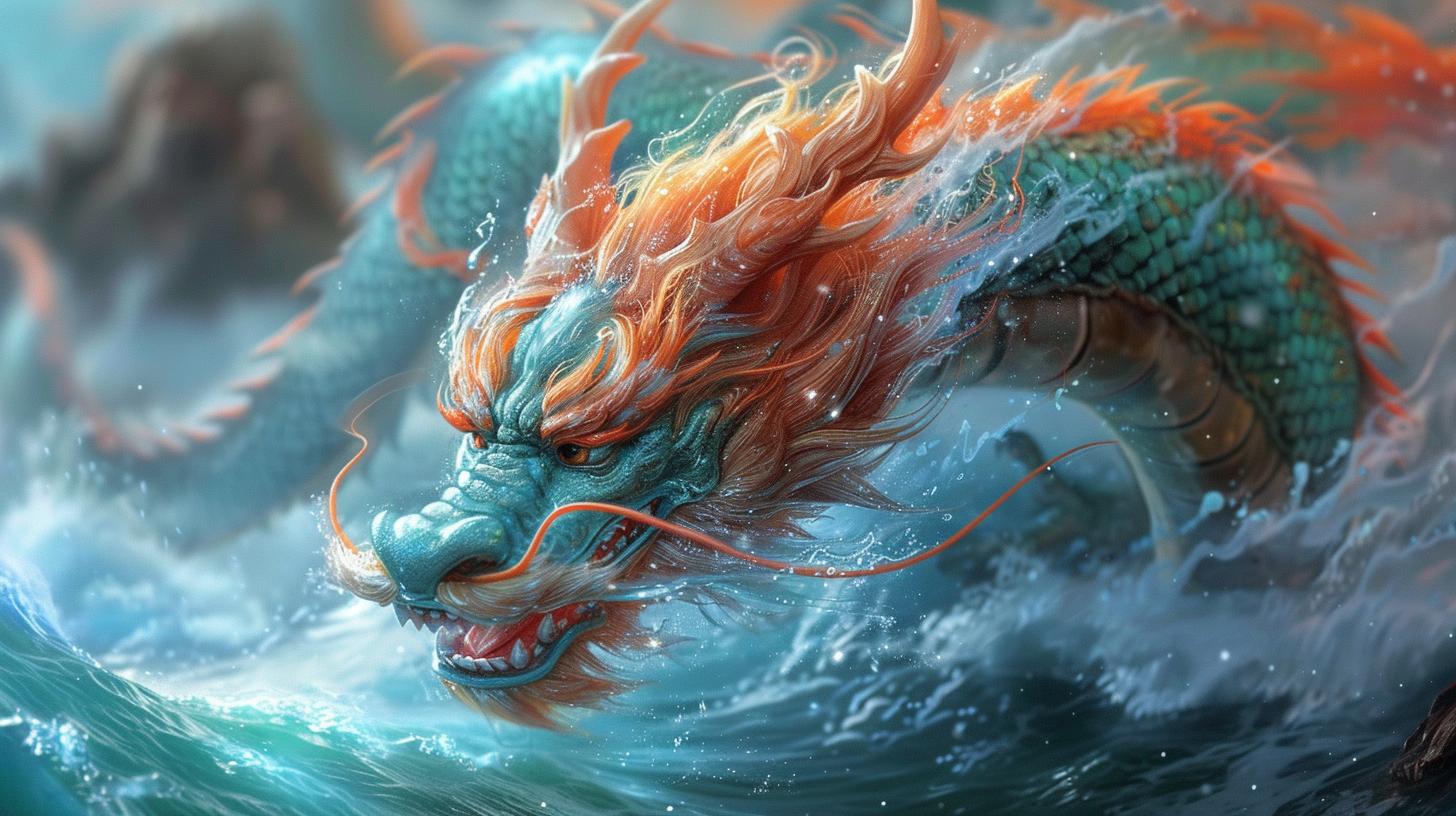 dragón chino del agua
