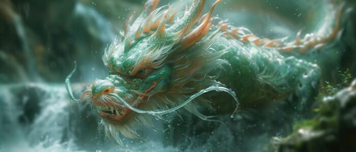 dragón del agua chino