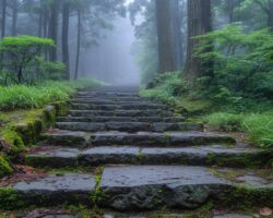 Majestuosidad y espiritualidad en el Monte Haguro: Una montaña sagrada en Japón