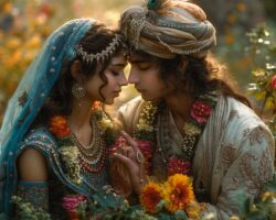 Krishna y Radha: La historia de amor trascendental