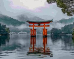 El majestuoso Santuario Itsukushima: belleza y espiritualidad en Japón