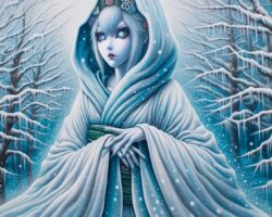 Yuki Onna yokai japonés: El espíritu de la mujer de nieve en el folclore japonés